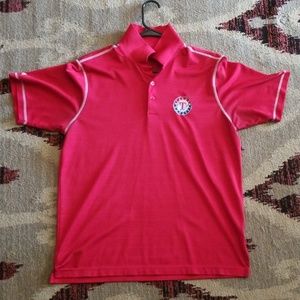 Red Texas Rangers Polo